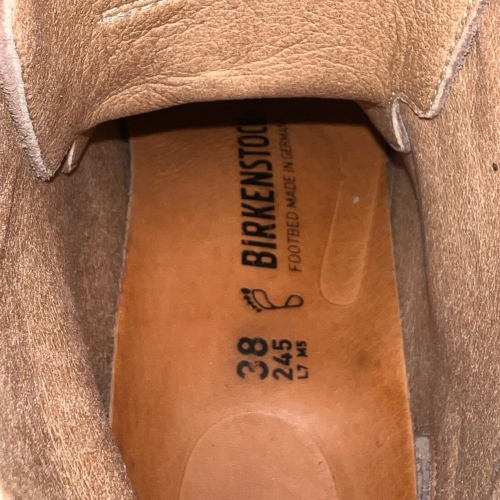 Birkenstock Women's Bartlett High-Top Sneakers Metallic Rose Gold EU 38 US 7 - Picture 8 of 9